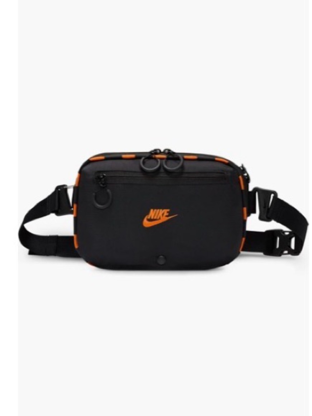 NWT Nike black and orange Hayward Patrol Crossbody Bag